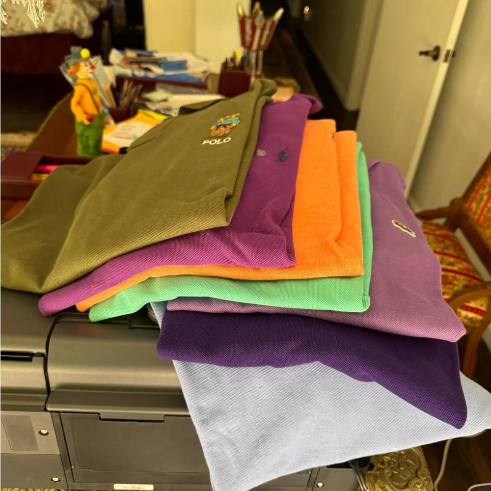 POLO Ralph Lauren XXL SHIRTS bundle of 7 , different colors - Picture 2 of 10